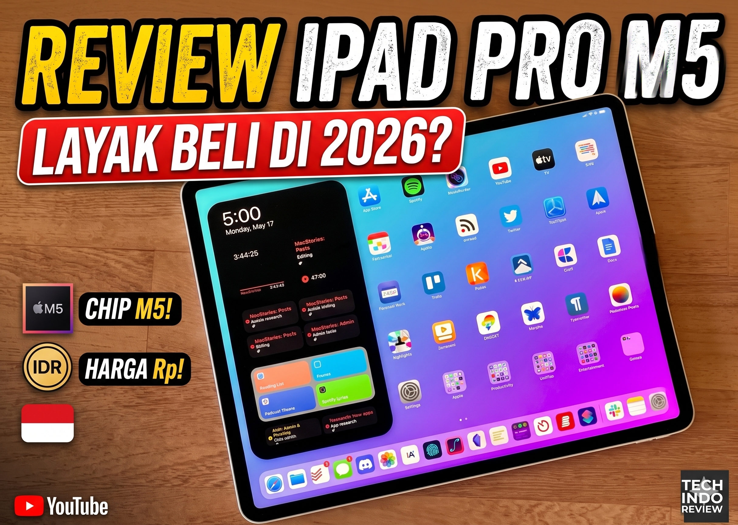 Review iPad Pro M5 Indonesia 2026: Spesifikasi, Harga, dan Apakah Layak Beli?