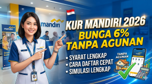 KUR Mandiri 2026 Bunga 6% Tanpa Agunan: Syarat, Cara Daftar, dan Simulasi Lengkap
