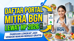 Cara Daftar Portal Mitra BGN Lewat HP 2026: Panduan Lengkap Jadi Vendor Makan Bergizi Gratis