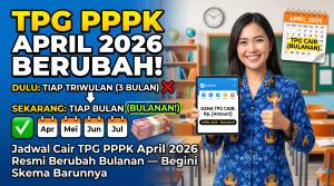 Jadwal Cair TPG PPPK April 2026 Resmi Berubah Bulanan — Begini Skema Barunya
