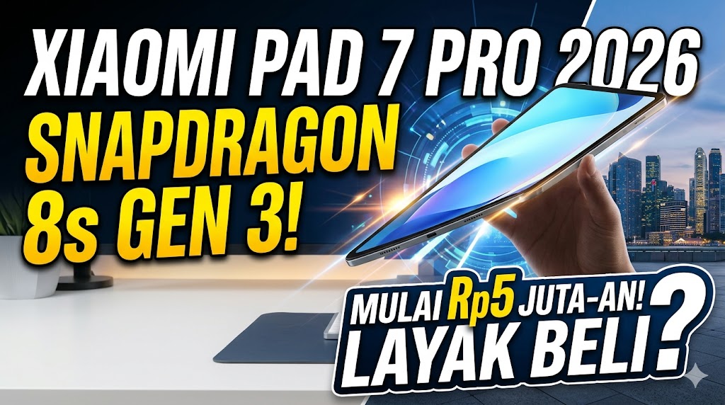 Review Xiaomi Pad 7 Pro 2026: Tablet Snapdragon 8s Gen 3 Mulai Rp5 Jutaan, Layak Beli?