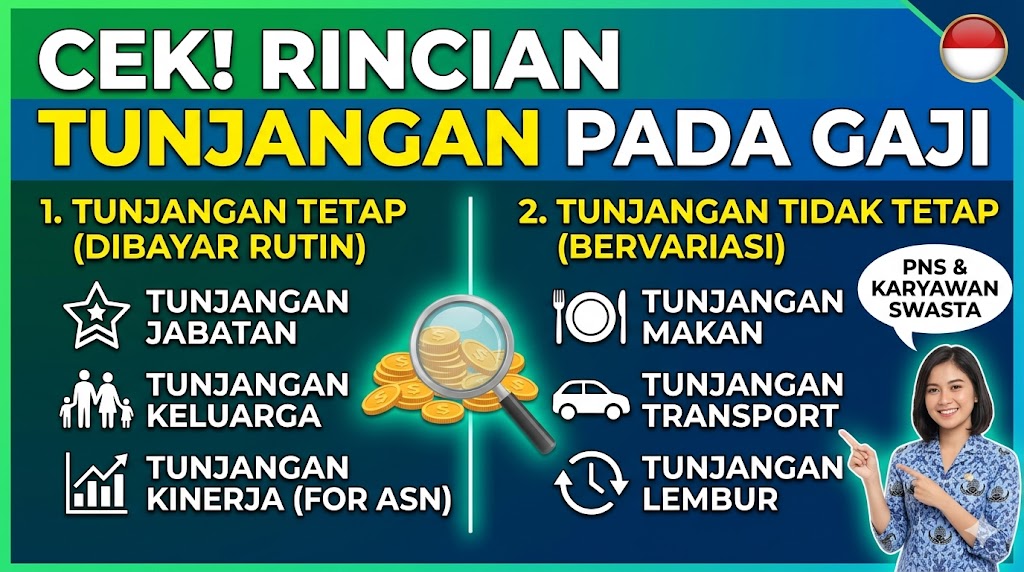 Rincian Tunjangan yang Melekat pada Gaji