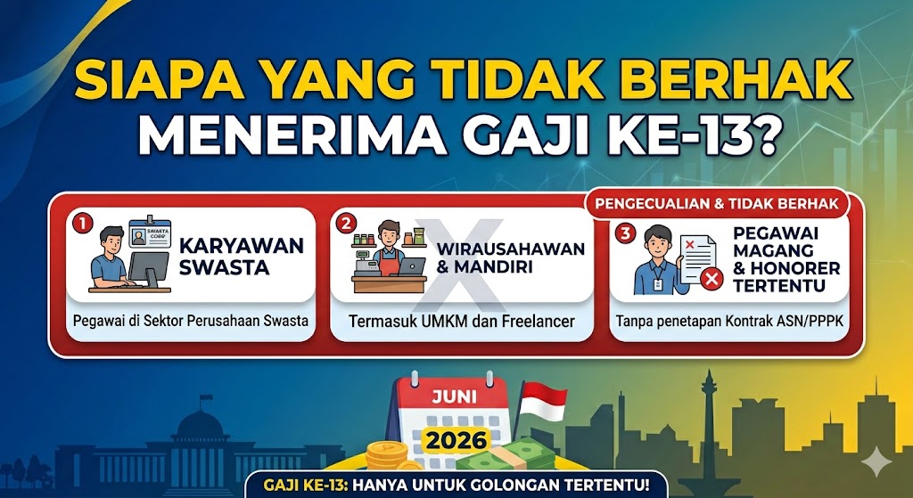 Siapa yang Tidak Berhak Menerima Gaji Ke-13?