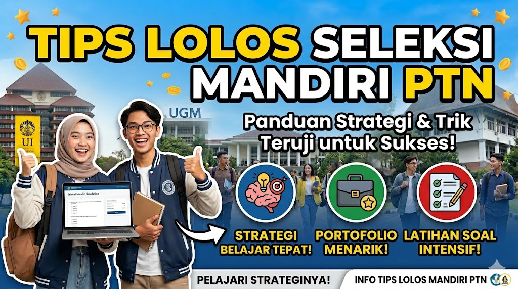 Tips Lolos Seleksi Mandiri PTN