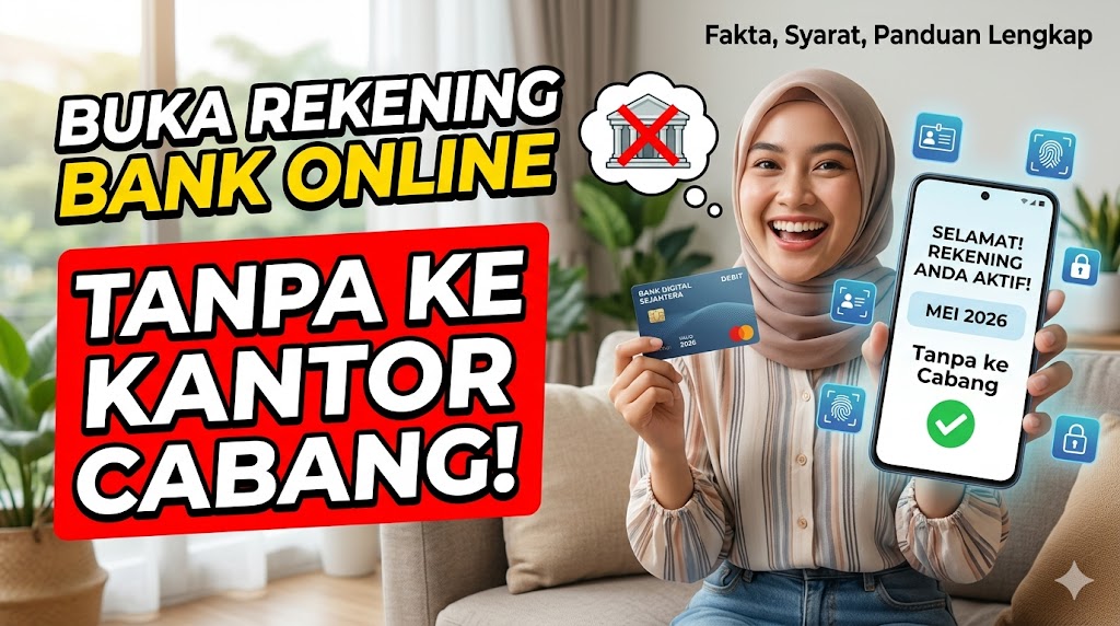 Buka Rekening Bank Online 2026 Tanpa ke Kantor Cabang: Fakta, Syarat, dan Panduan Lengkap