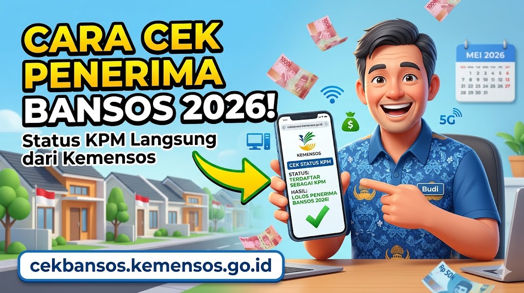 Cara Cek Penerima Bansos di cekbansos.kemensos.go.id 2026: Status KPM Langsung dari Kemensos