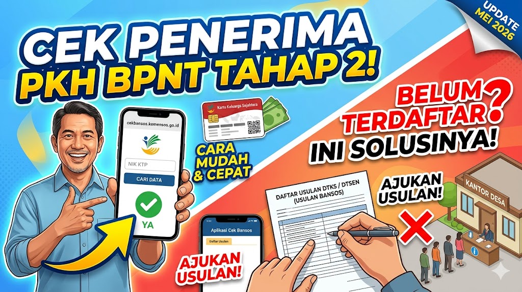 Cara Cek Penerima PKH BPNT Tahap 2 dan Solusi Jika Belum Terdaftar
