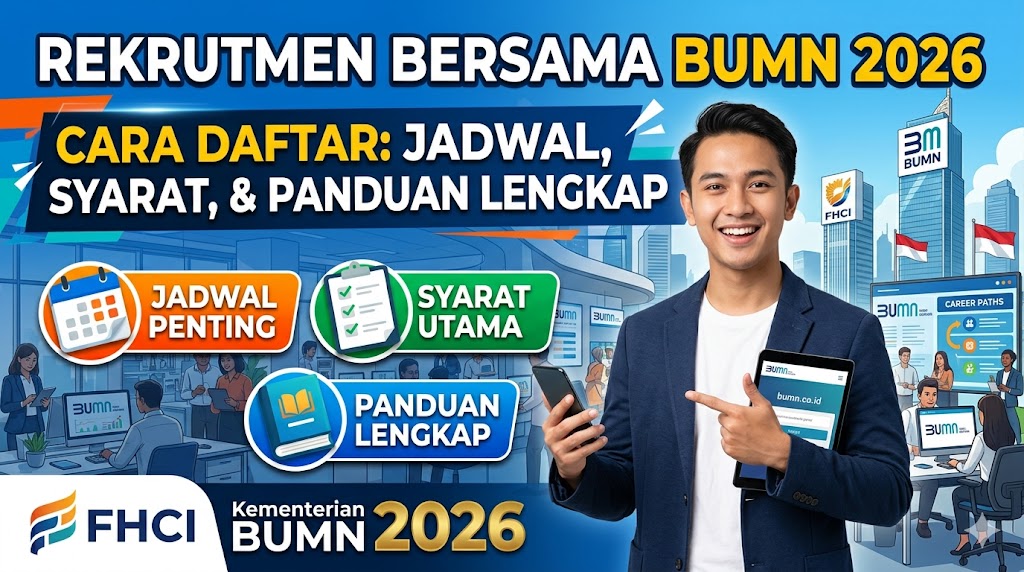 Cara Daftar Rekrutmen Bersama BUMN 2026: Jadwal, Syarat, dan Panduan Lengkap