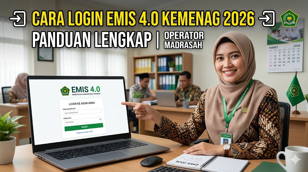 Cara Login EMIS 4.0 Kemenag 2026: Panduan Lengkap untuk Operator Madrasah