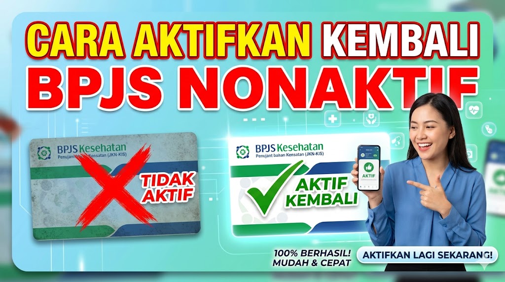 Cara Mengaktifkan Kembali BPJS Kesehatan yang Nonaktif