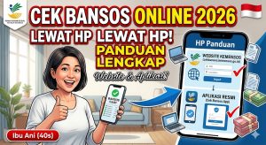 Cek Bansos Online 2026 Lewat HP: Panduan Lengkap via Website Kemensos & Aplikasi Resmi