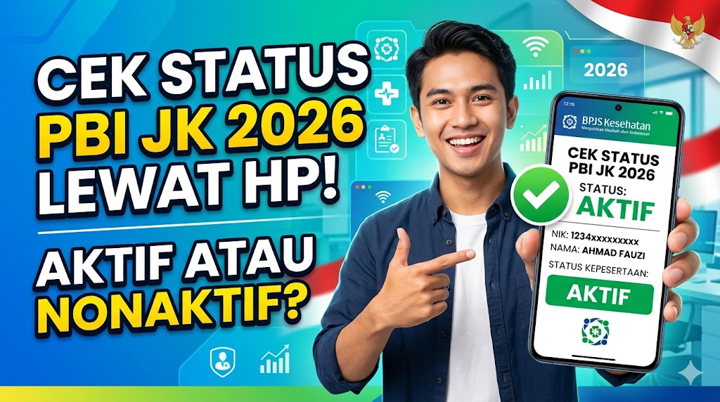 Cek Bansos PBI JK 2026: Cara Mengetahui Status Aktif atau Nonaktif Lewat HP