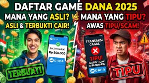 Daftar Game Penghasil Saldo DANA Terbukti Cair 2026 — Mana yang Asli, Mana yang Tipu?