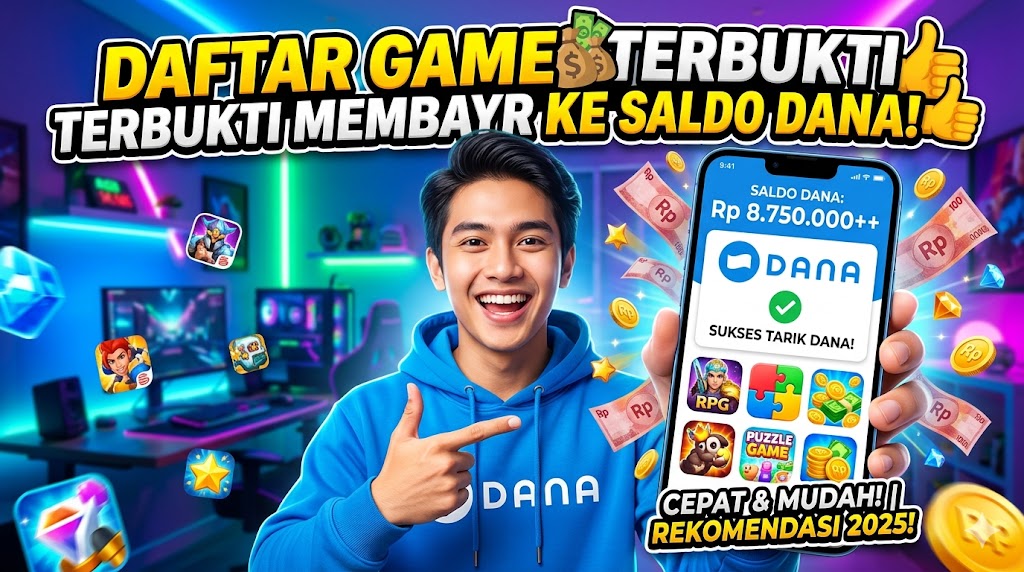 Daftar Game yang Terbukti Membayar ke Saldo DANA