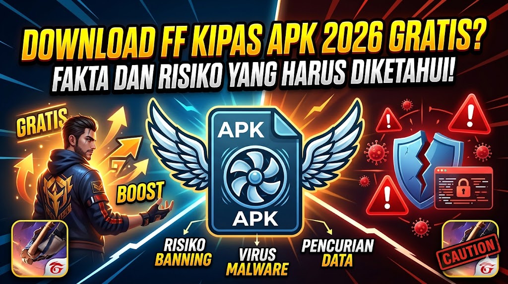 Download FF Kipas APK 2026 Gratis? Ini Fakta dan Risiko yang Jarang Dibahas