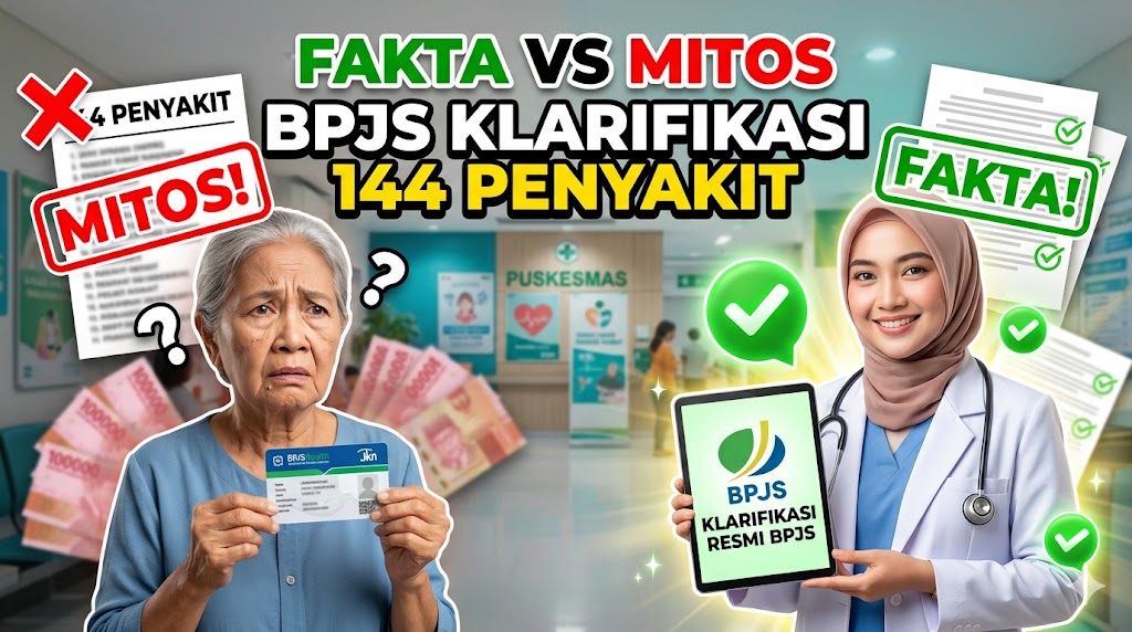 Fakta vs Mitos: "144 Penyakit Tidak Bisa Dirujuk ke RS" — Klarifikasi Resmi BPJS