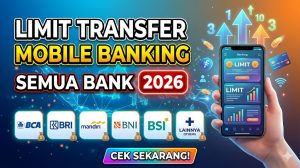 Limit Transfer Mobile Banking Semua Bank 2026: BCA, BRI, Mandiri, BNI, BSI & Lainnya
