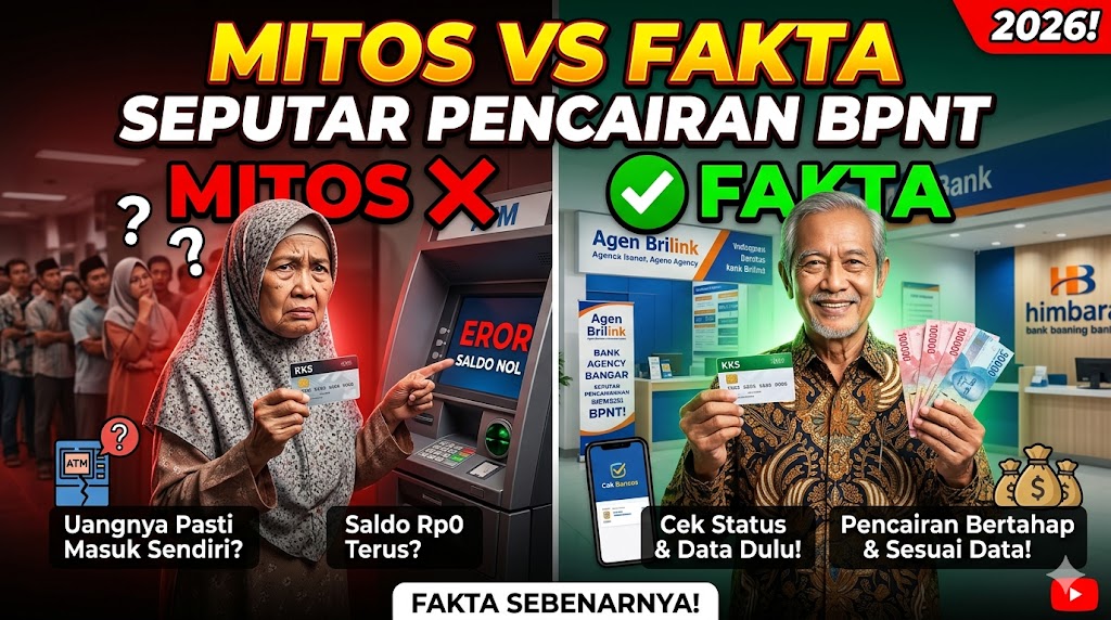 Mitos vs Fakta Seputar Pencairan BPNT