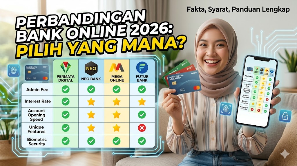 Perbandingan Bank untuk Buka Rekening Online 2026