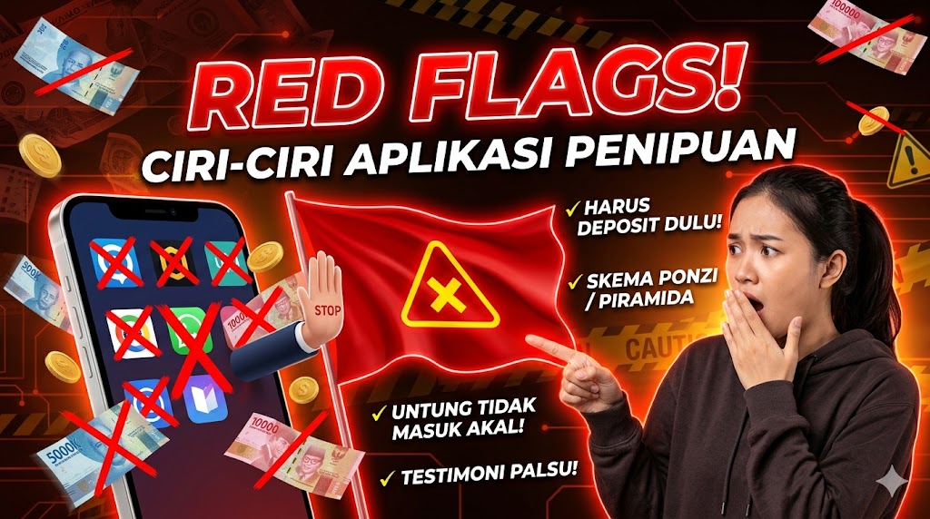 Red Flags: Ciri-Ciri Aplikasi Penghasil Uang yang Terindikasi Penipuan