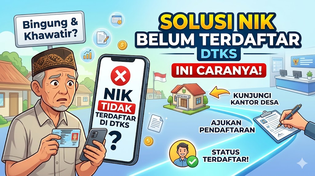 Solusi Jika NIK Belum Terdaftar di DTKS