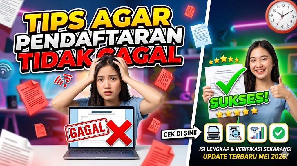 Tips Agar Pendaftaran Tidak Gagal
