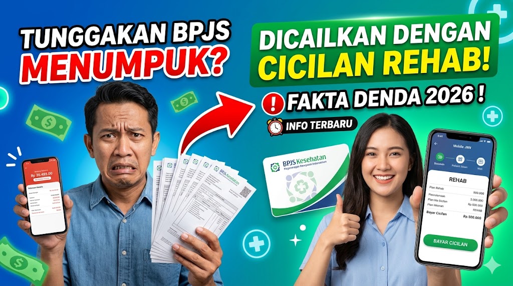 Tunggakan BPJS Kesehatan Menumpuk? Ini Cara Bayar, Cicilan REHAB, dan Fakta Denda 2026