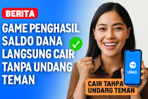 Game Penghasil Saldo DANA Langsung Cair Tanpa Undang Teman