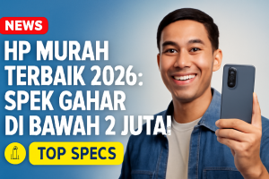 HP Murah Terbaik 2026: Spek Gahar di Bawah 2 Juta!