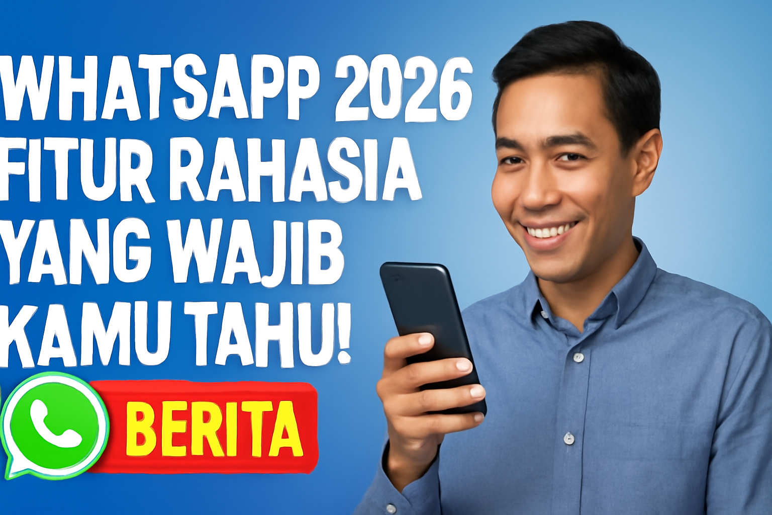 WhatsApp 2026: Fitur Rahasia yang Wajib Kamu Tahu!
